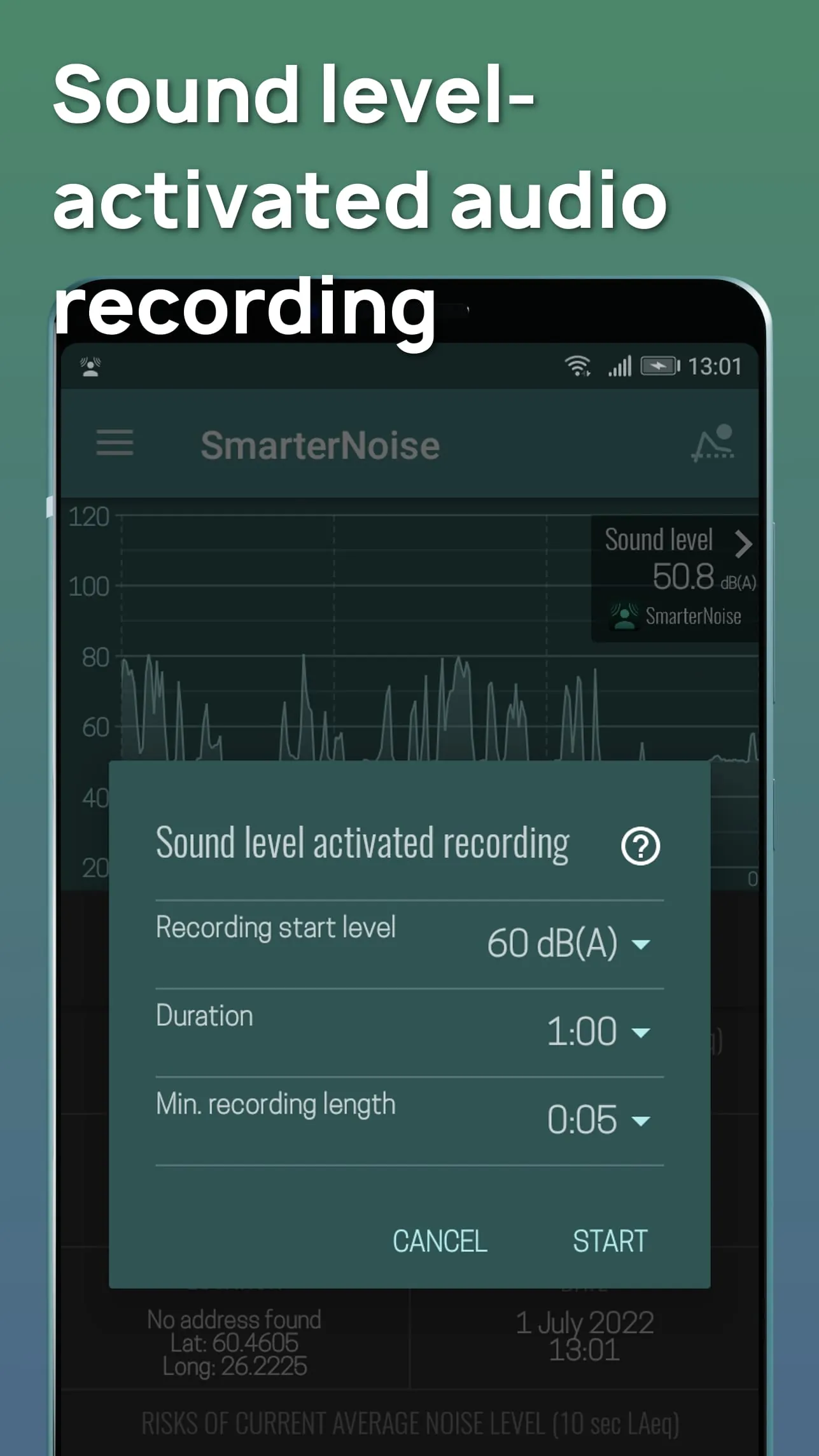 SmarterNoise - Noise recorder