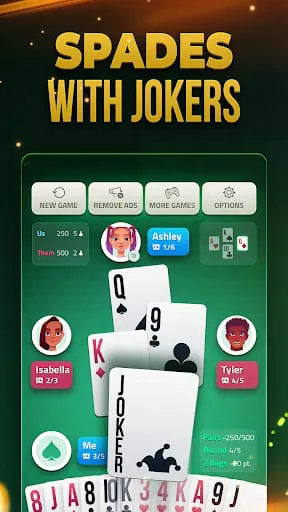 Spades Offline - Card Game