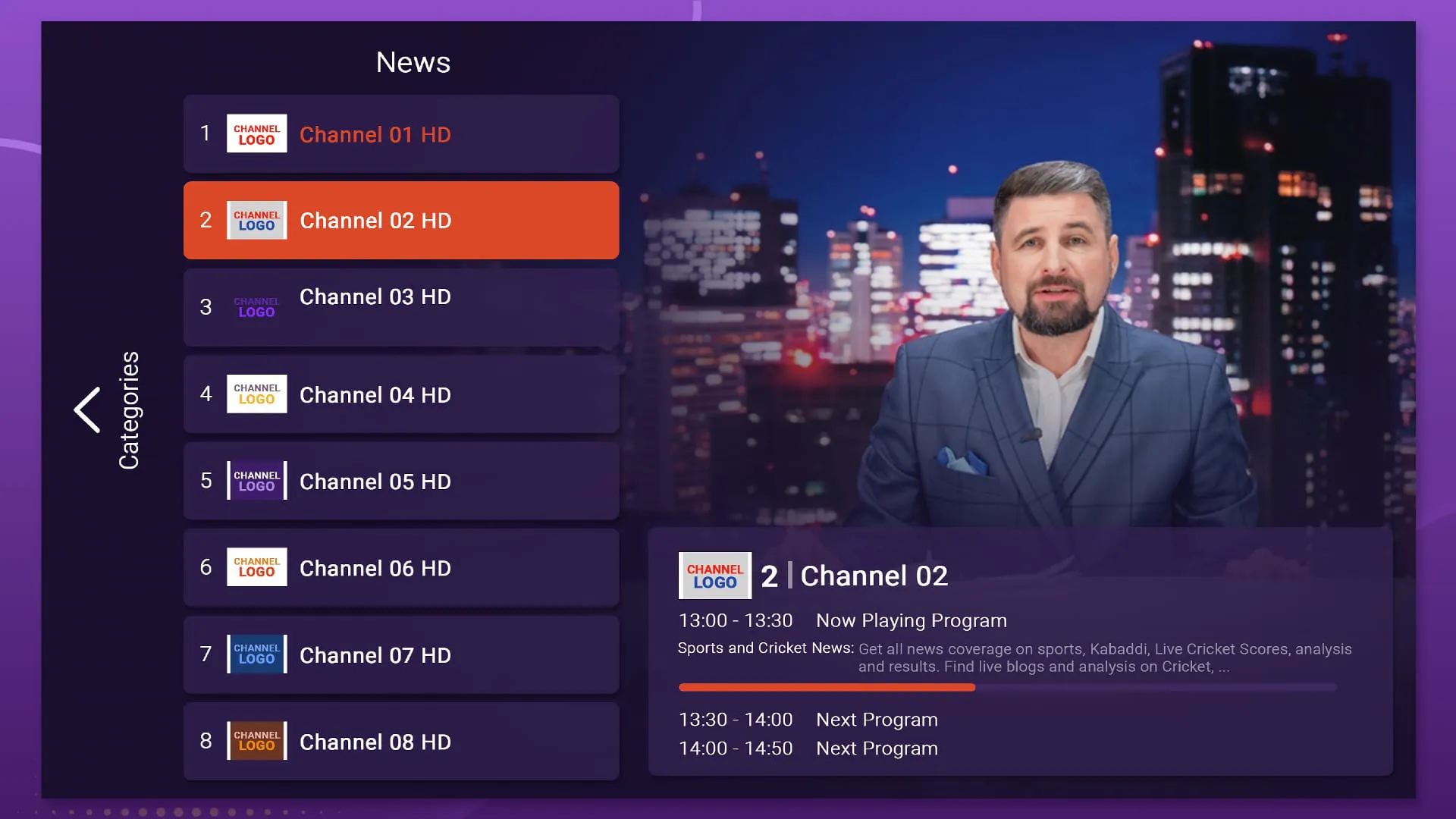 Purple Lite - IPTV Player