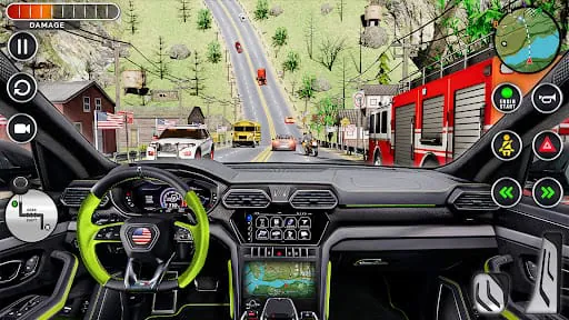 Car Games: City Driving School