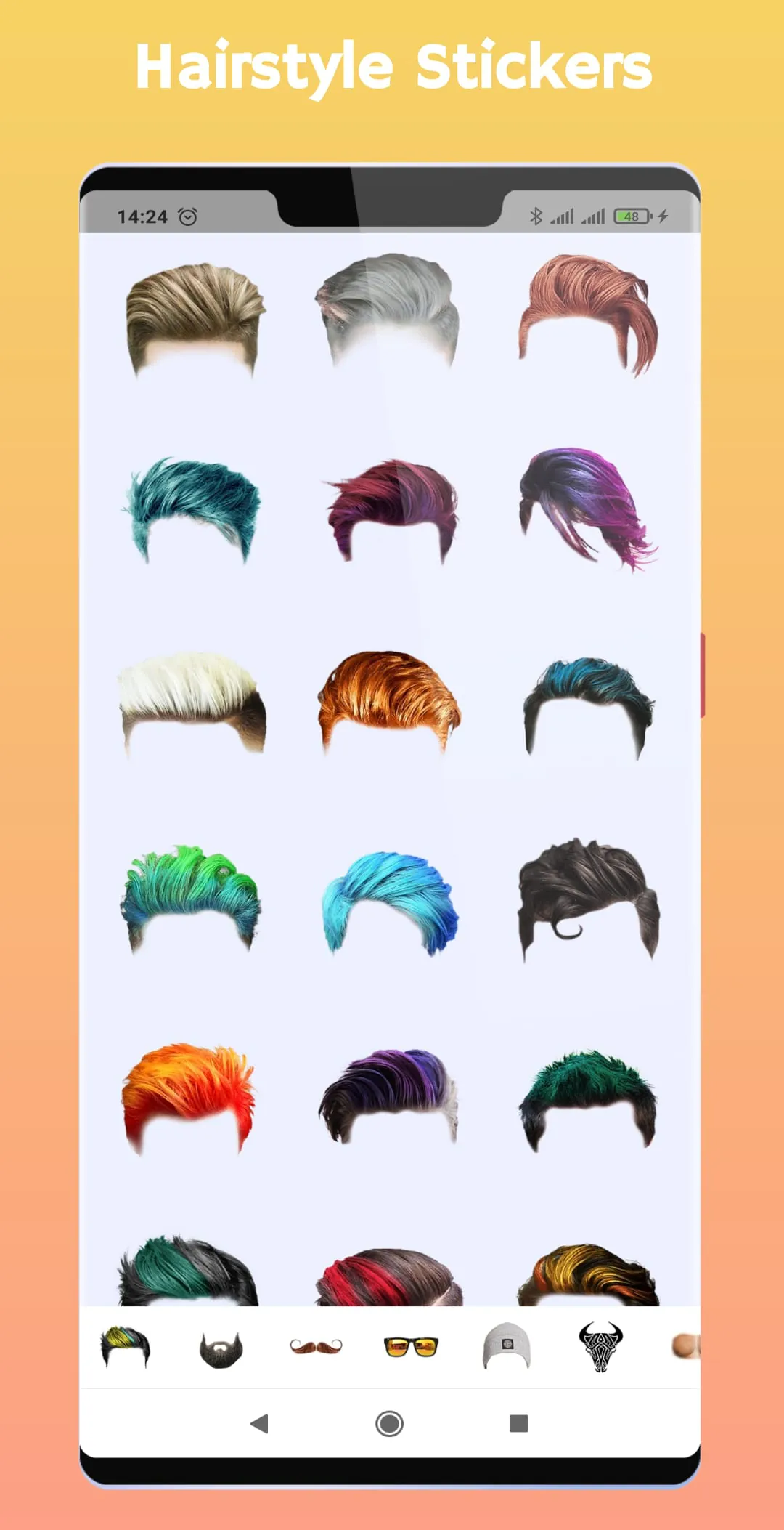 Men Hairstyle Photo Editor