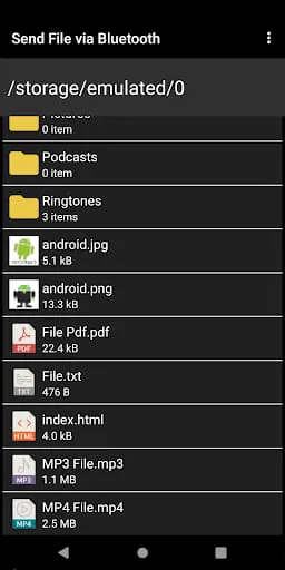 myWear File Explorer