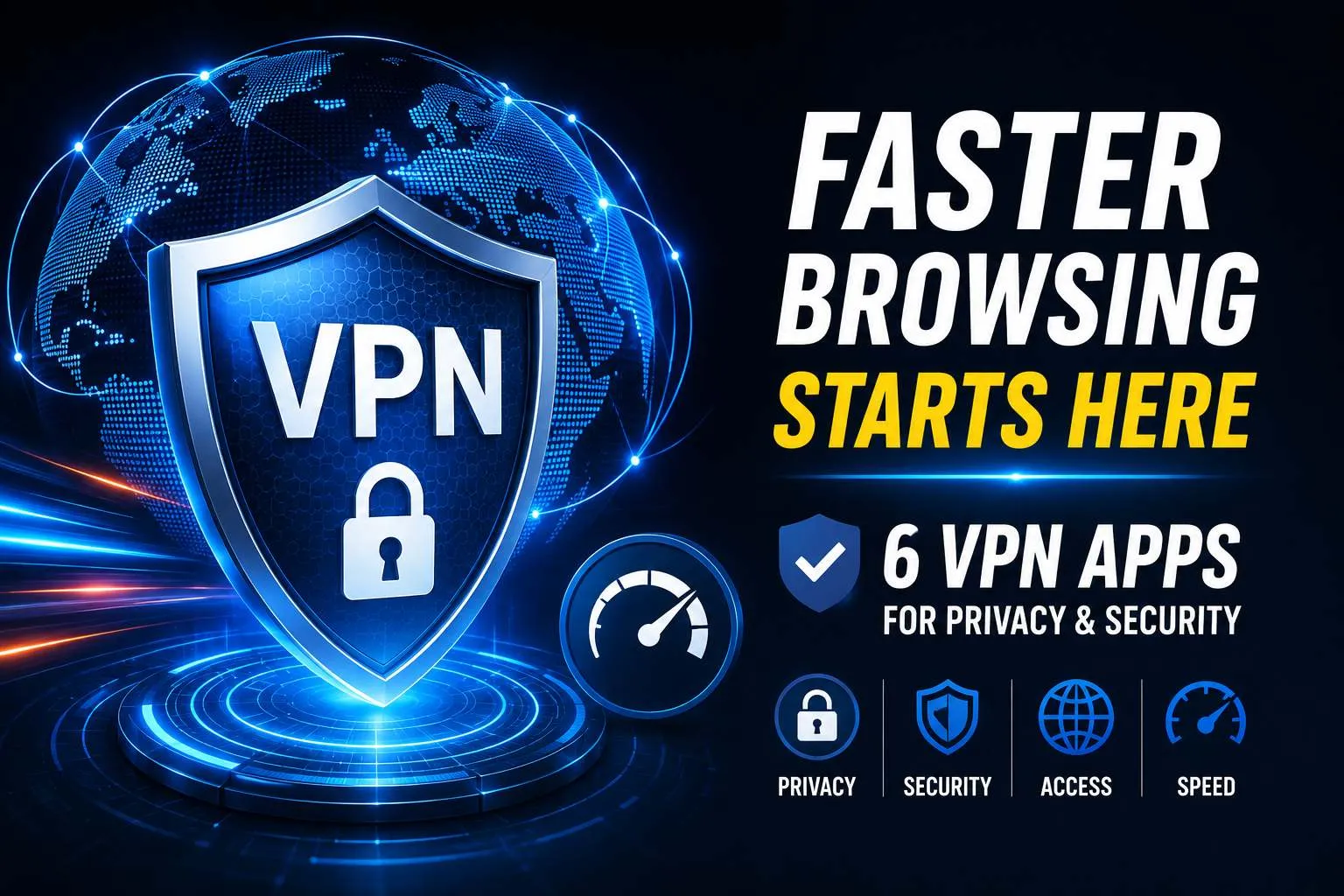 Faster Browsing Starts Here: 6 VPN Apps for Privacy & Security