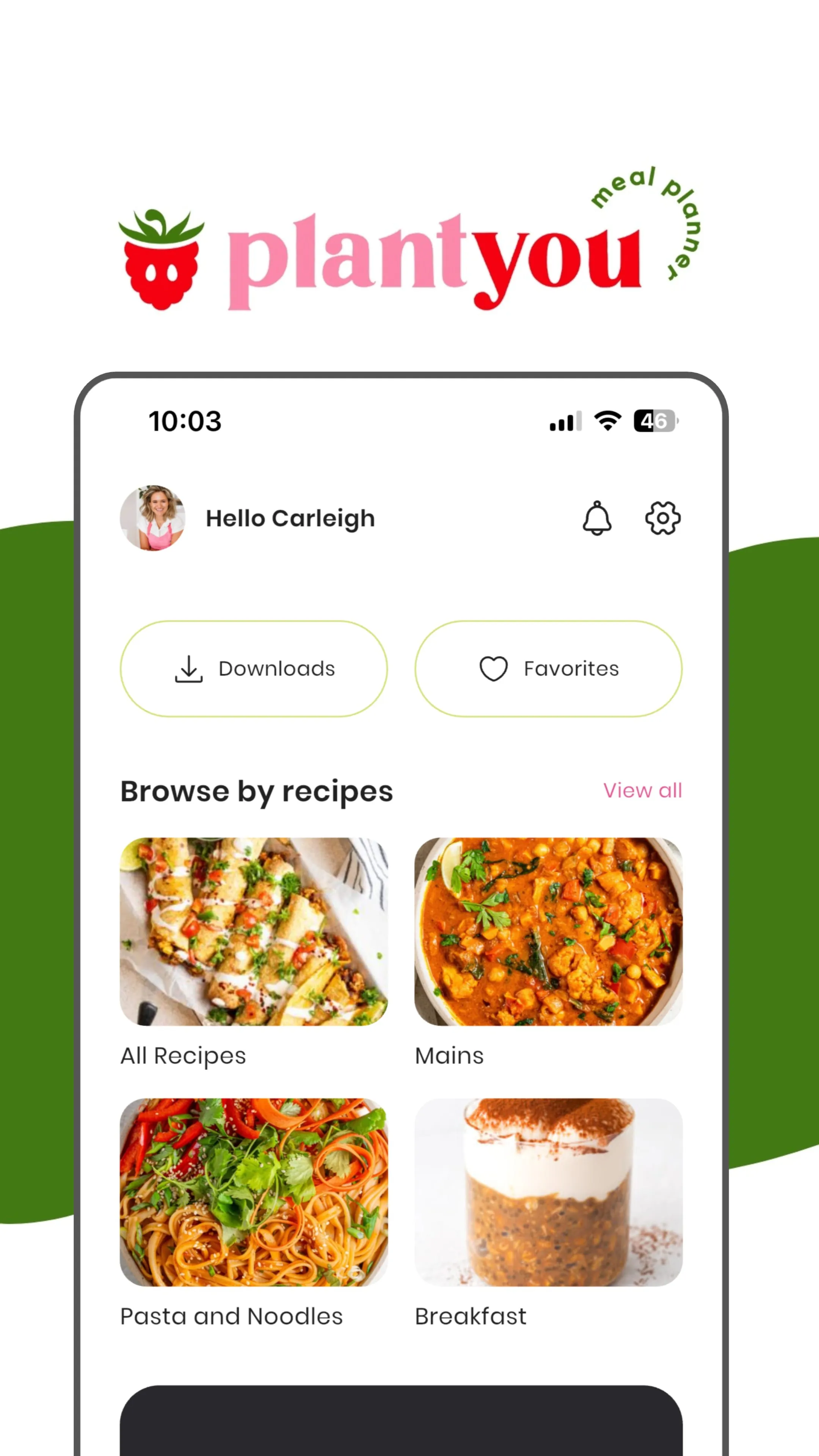 PlantYou: Vegan Meal Planner