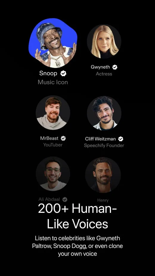 Speechify Text to Speech Voice