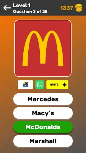 Logo Game: Multiple Choice