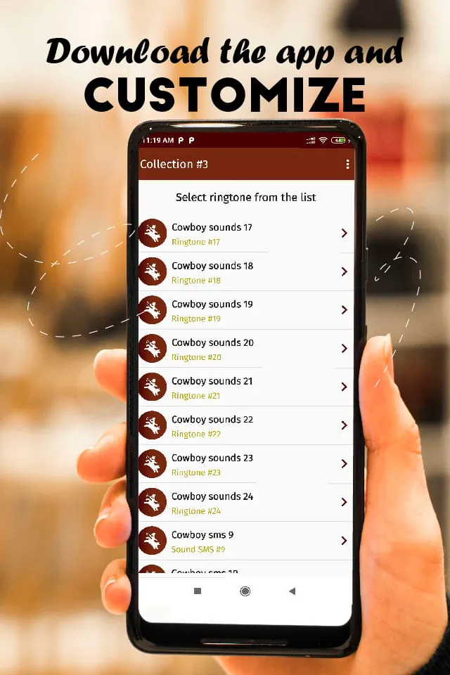 Cowboy ringtones, Cowboy sound