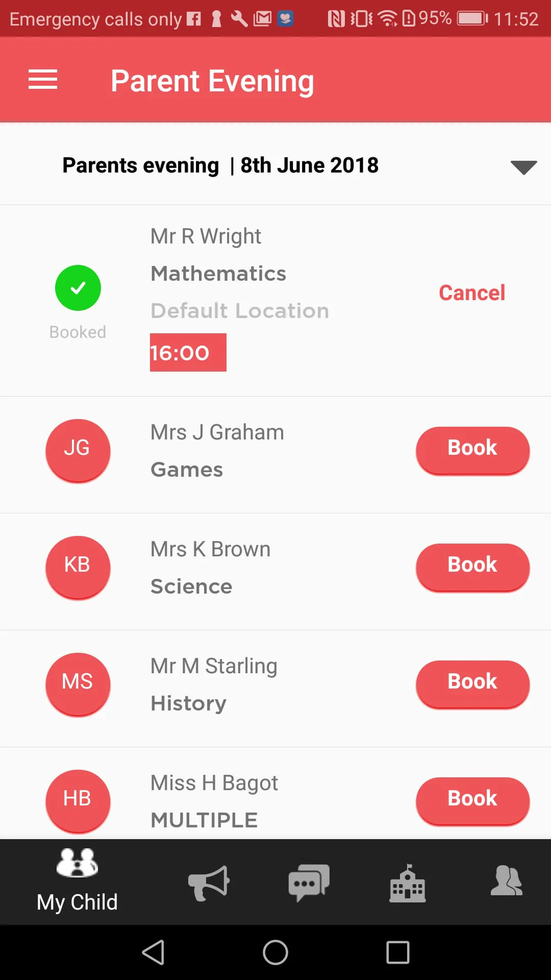 MyChildAtSchool - Parent App