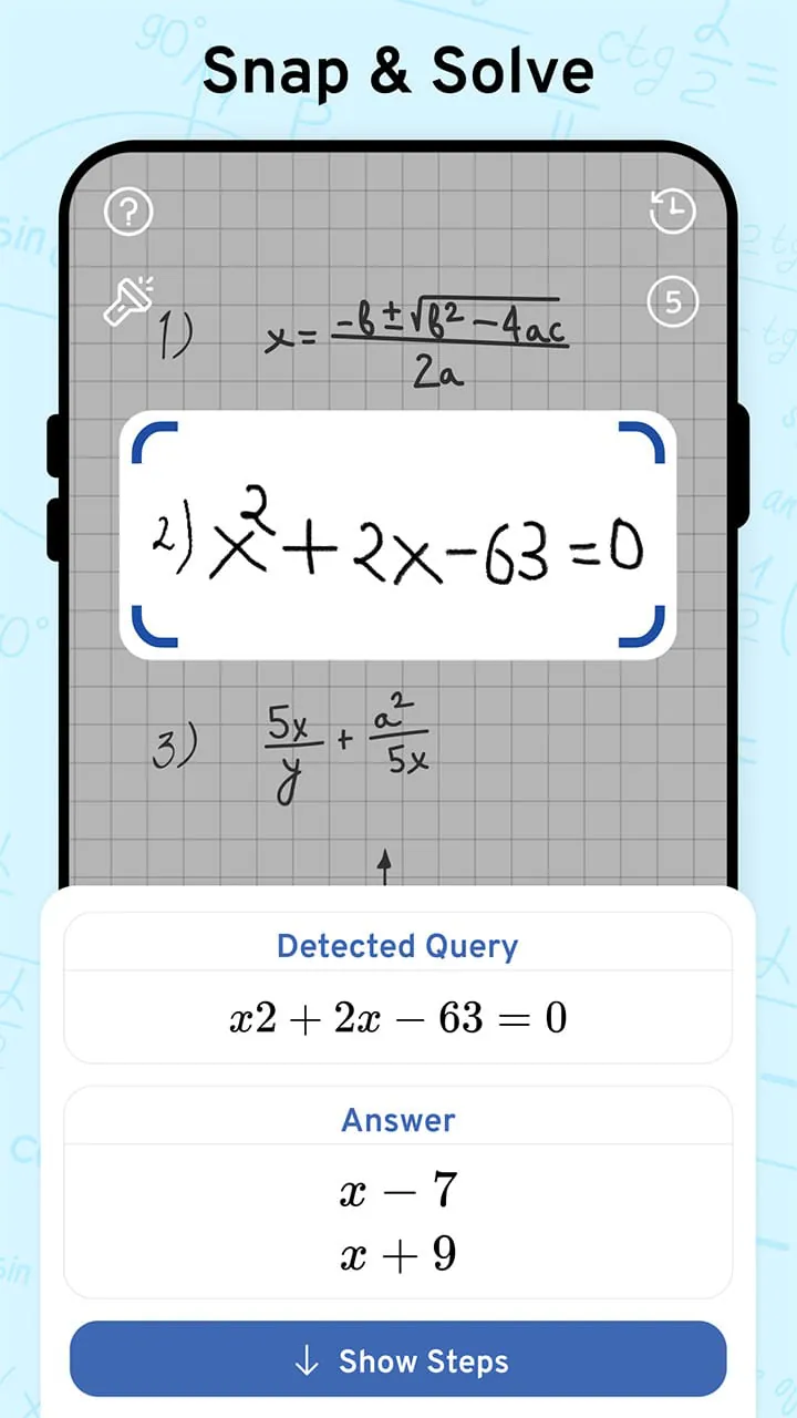 AI Math Scanner: Maths Solver