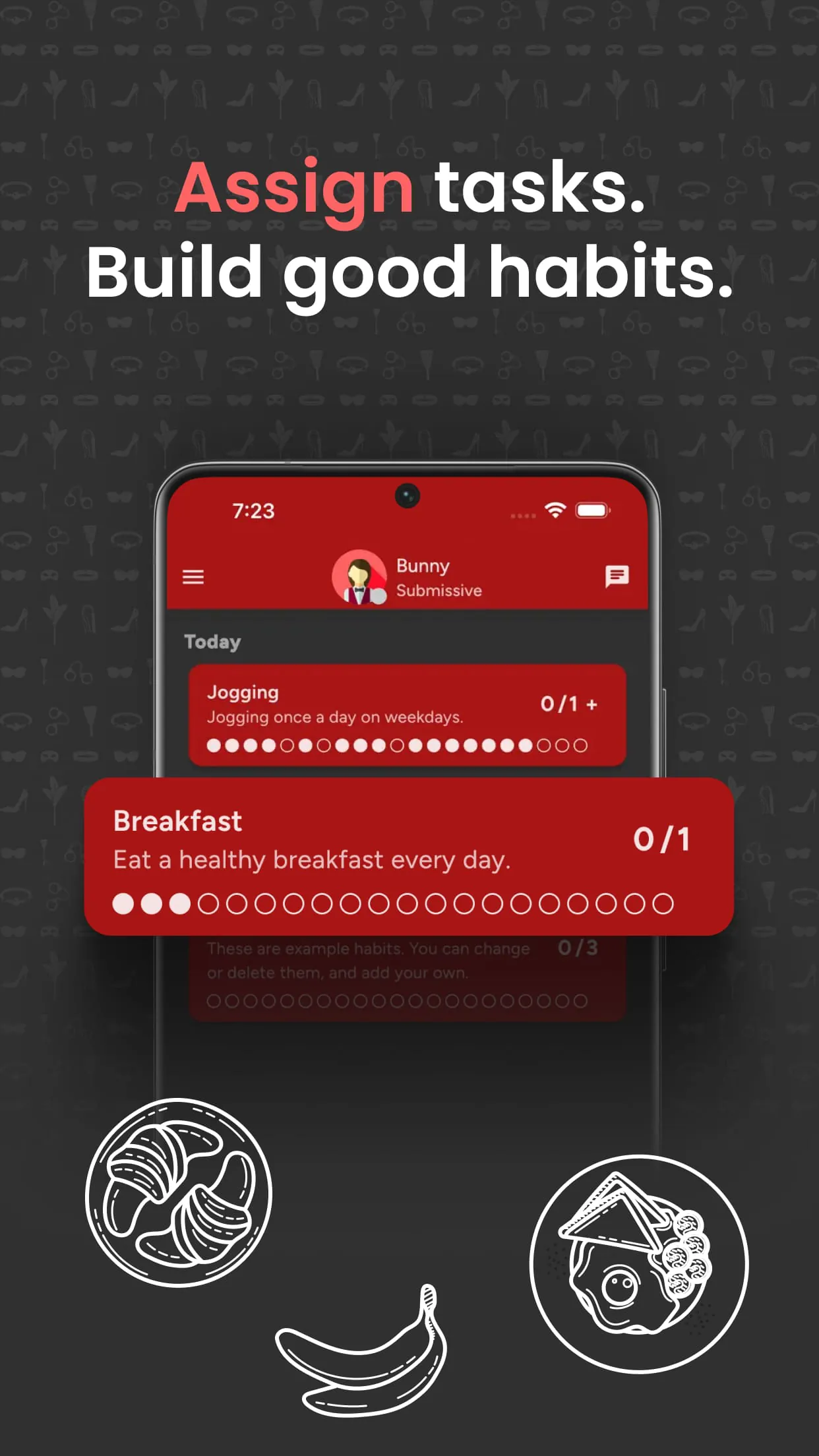 Obedience: BDSM habit tracker