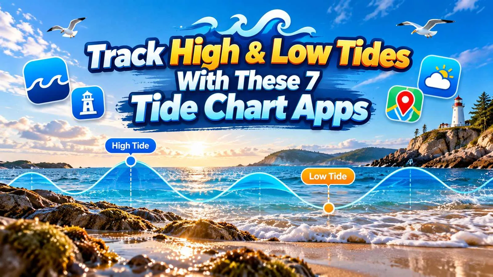 Track High & Low Tides With These 7 Tide Chart Apps