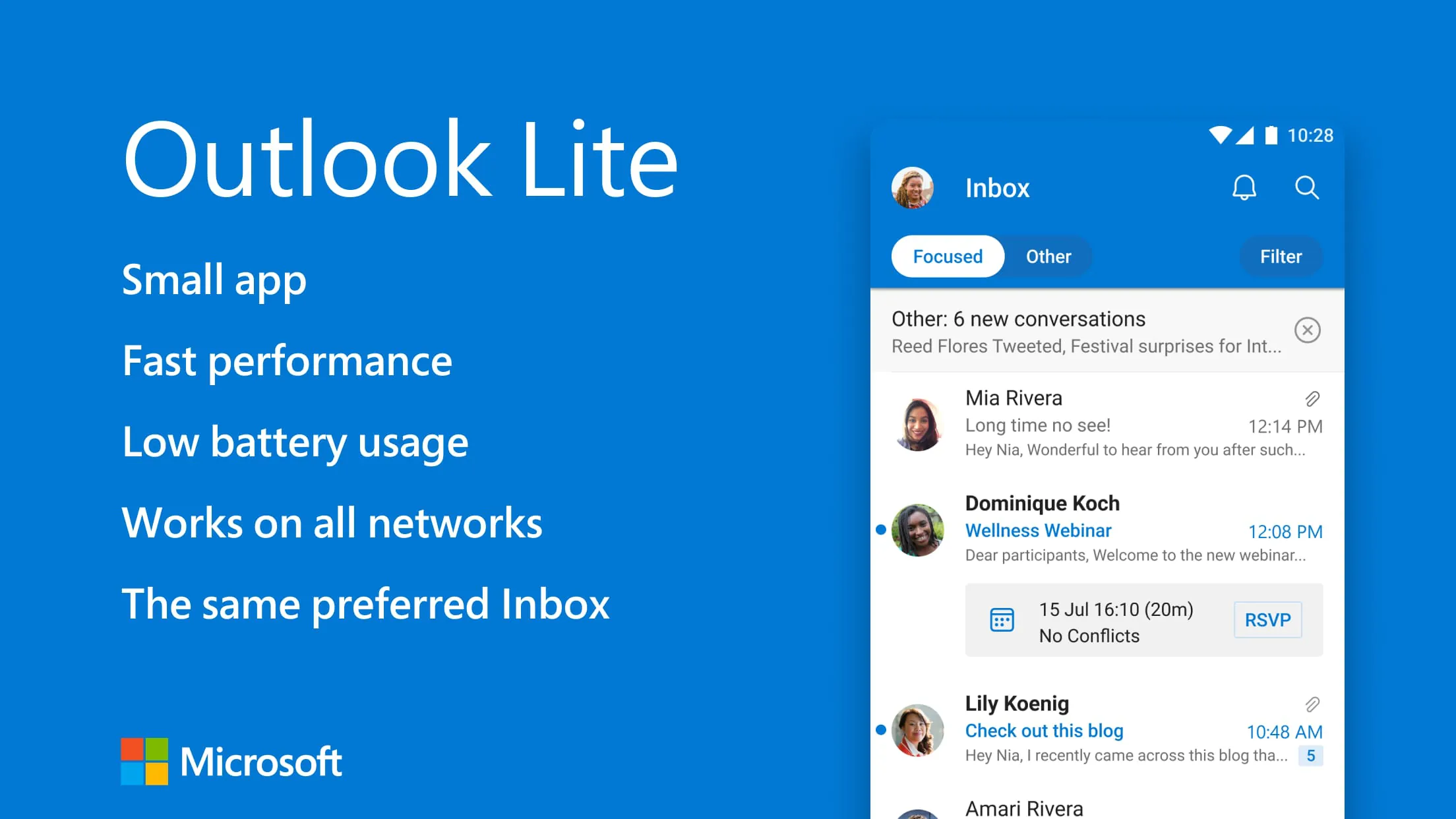 Microsoft Outlook Lite: Email