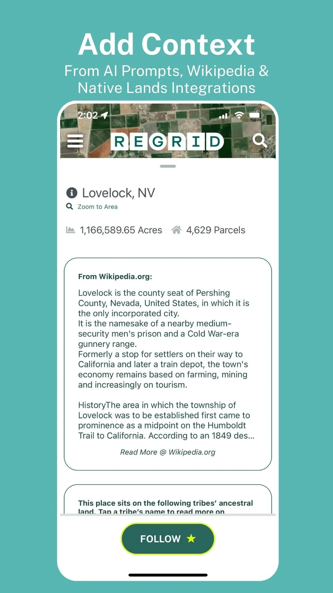 The Regrid Property App