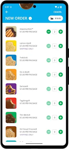 Digital Cookie Mobile App