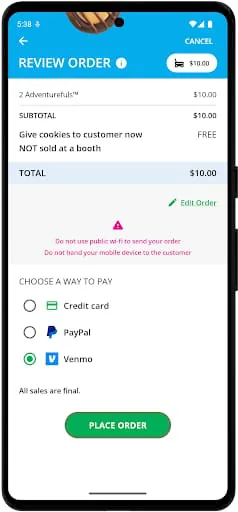 Digital Cookie Mobile App