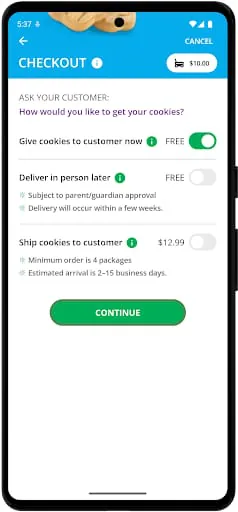 Digital Cookie Mobile App