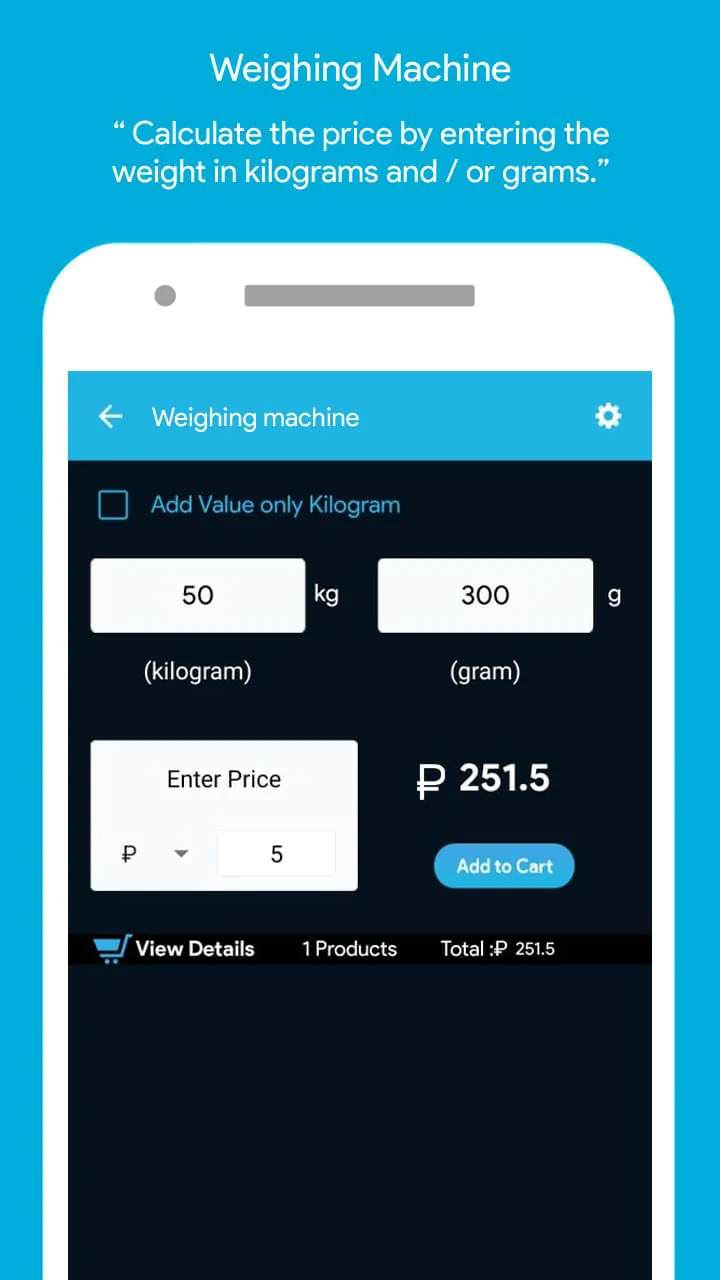 Digital scale to weight grams