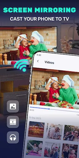 Cast to TV - Mirroring