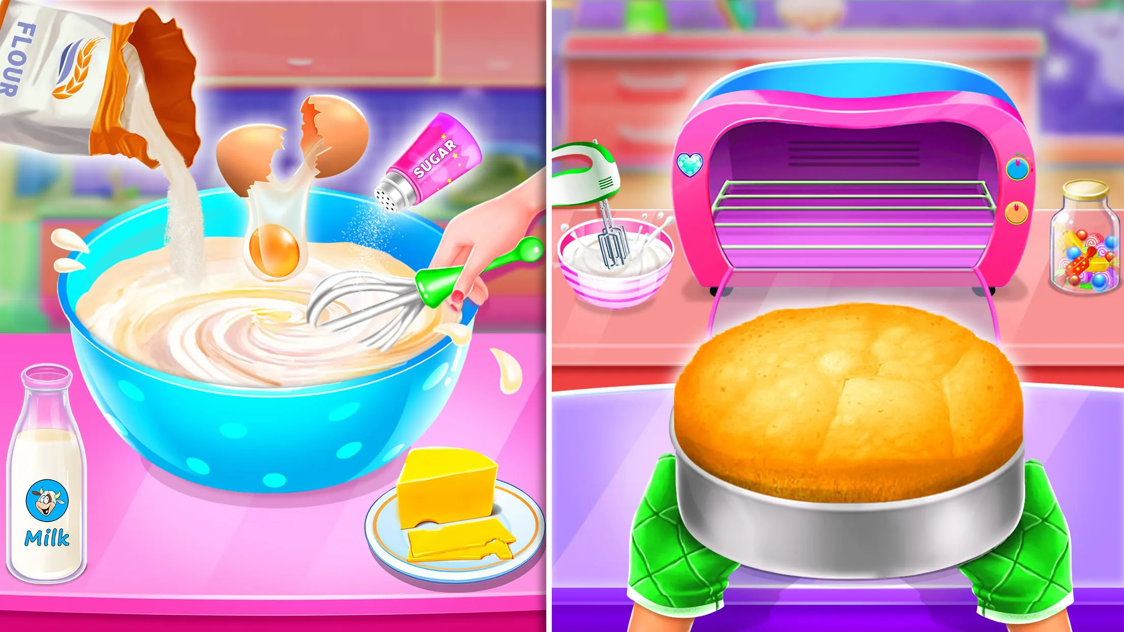 Sweet Bakery: Baking Cake Game