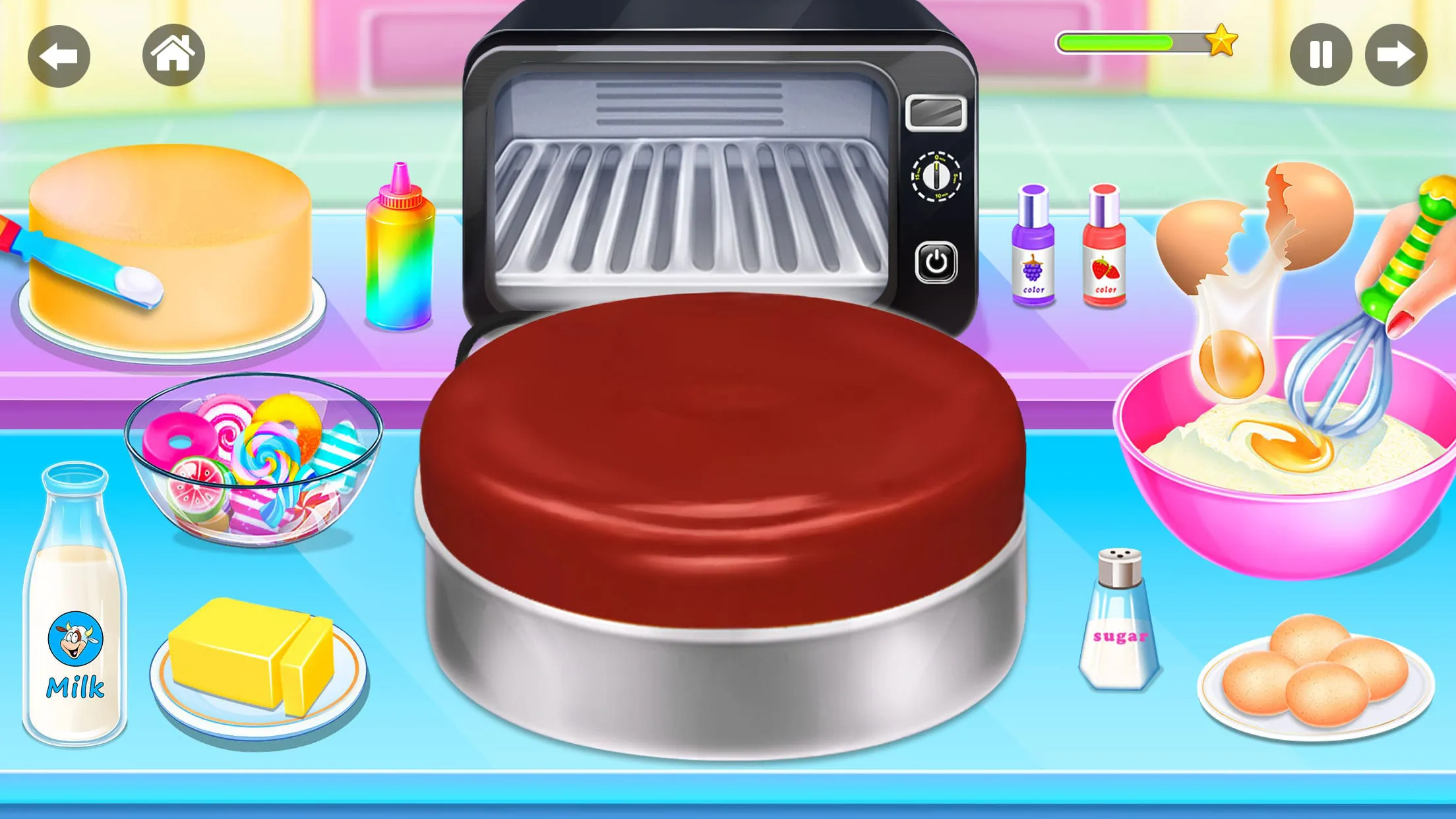 Sweet Bakery: Baking Cake Game
