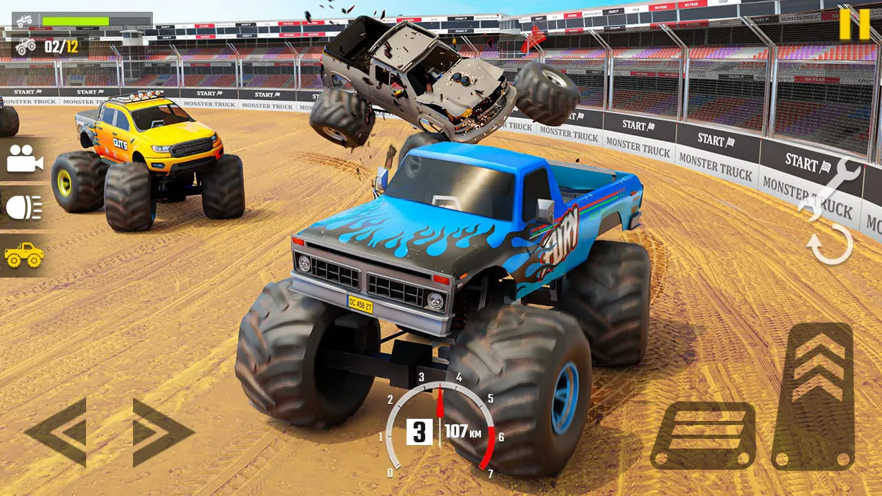 Fearless US Monster Truck Game