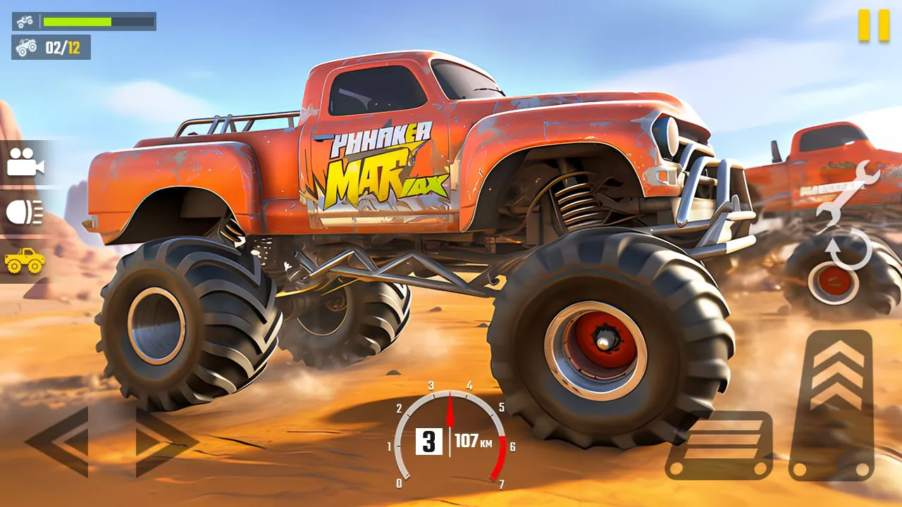 Fearless US Monster Truck Game