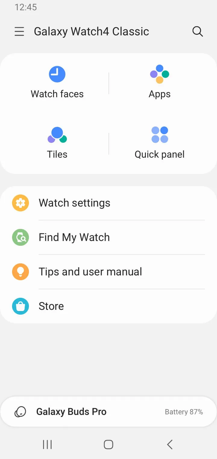 Galaxy Watch Manager