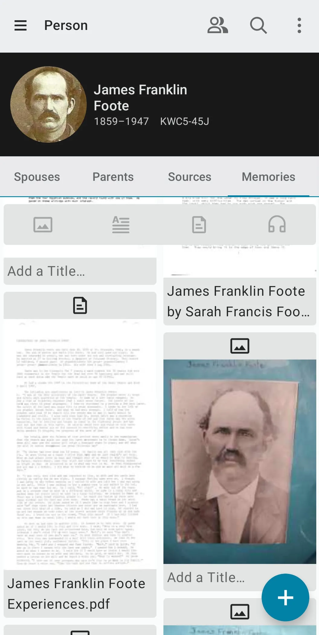 FamilySearch Tree