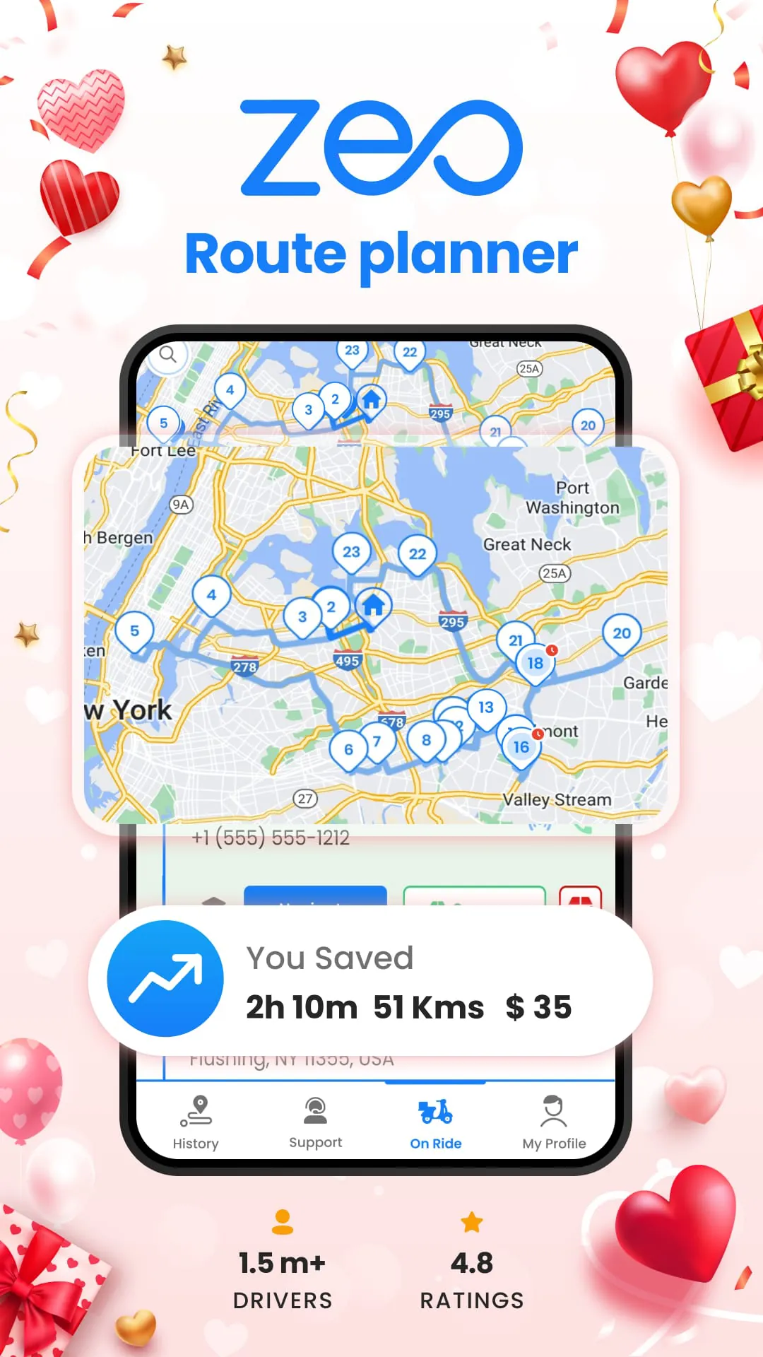 Zeo Fast Multi Stop Route Plan