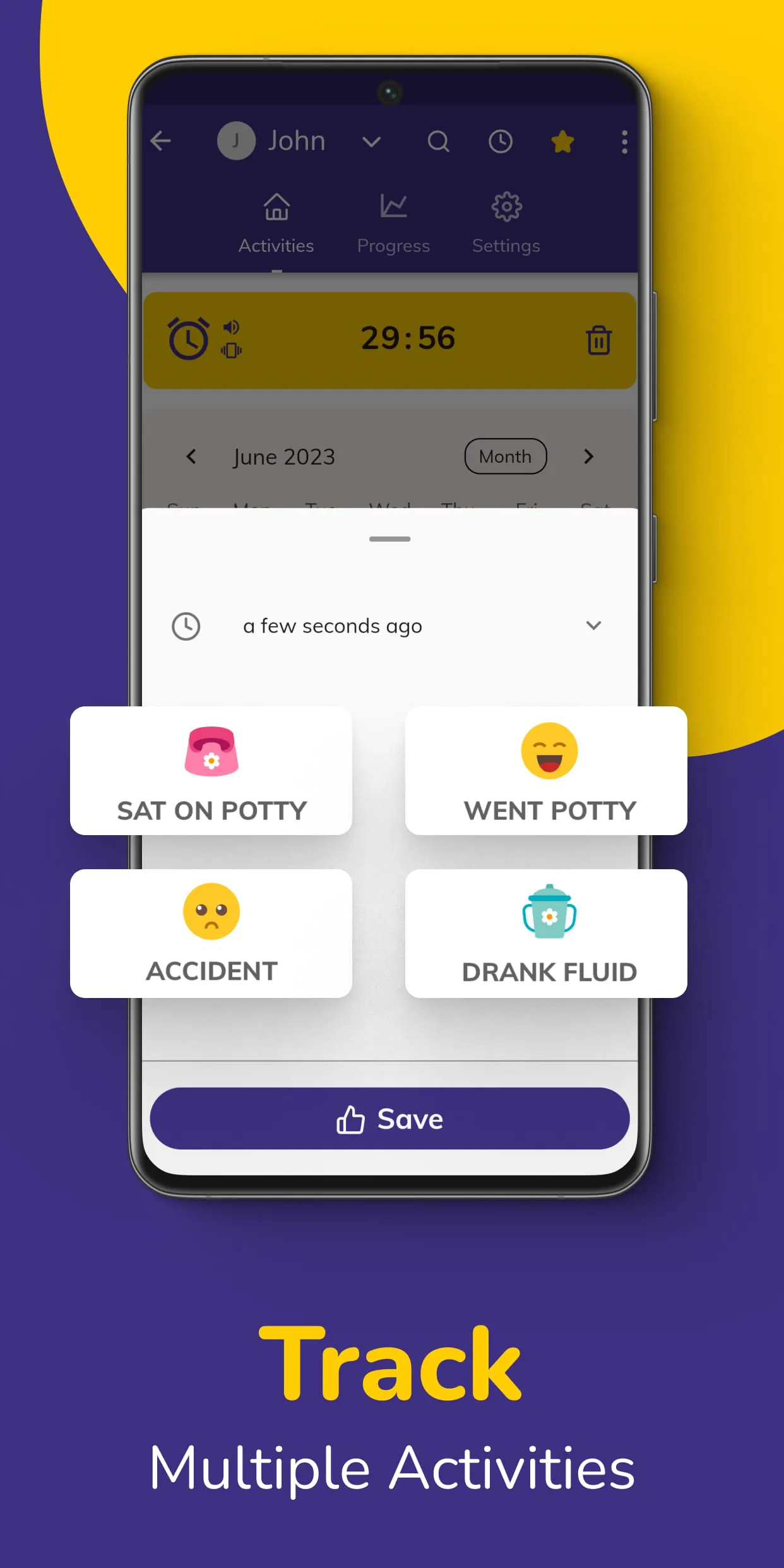 Potty Whiz: Potty Training Log