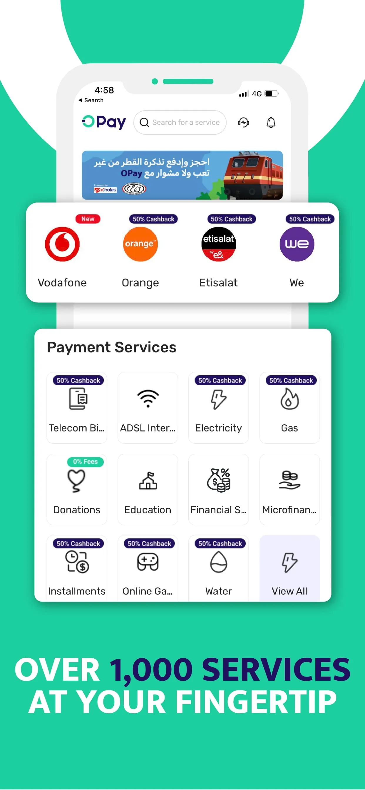 OPay Egypt | Bill Payment