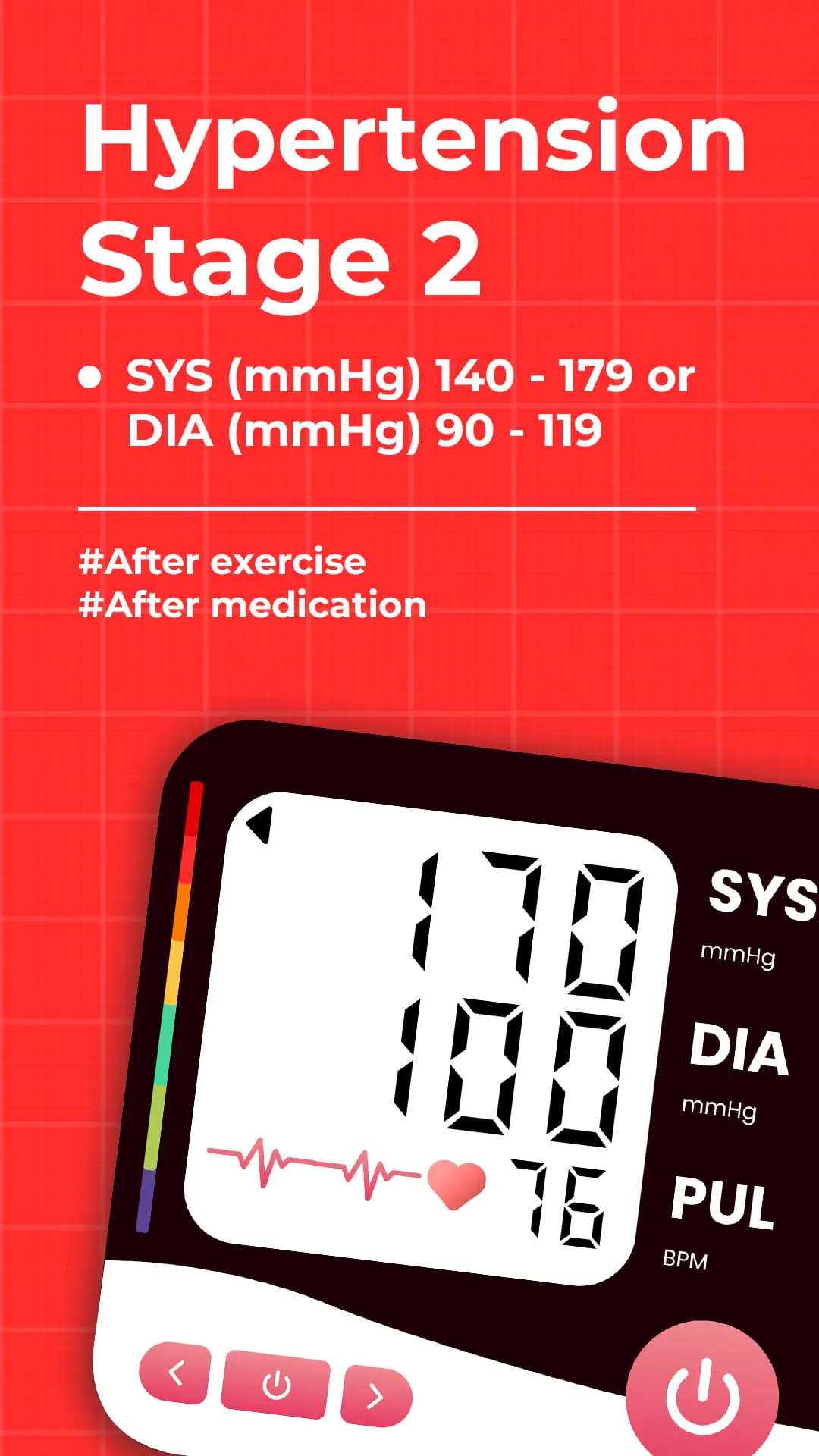 Blood Pressure - Blood Sugar