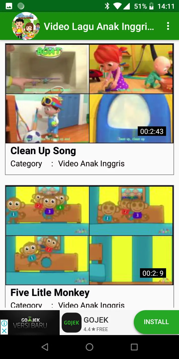 Offine Kids Song Video