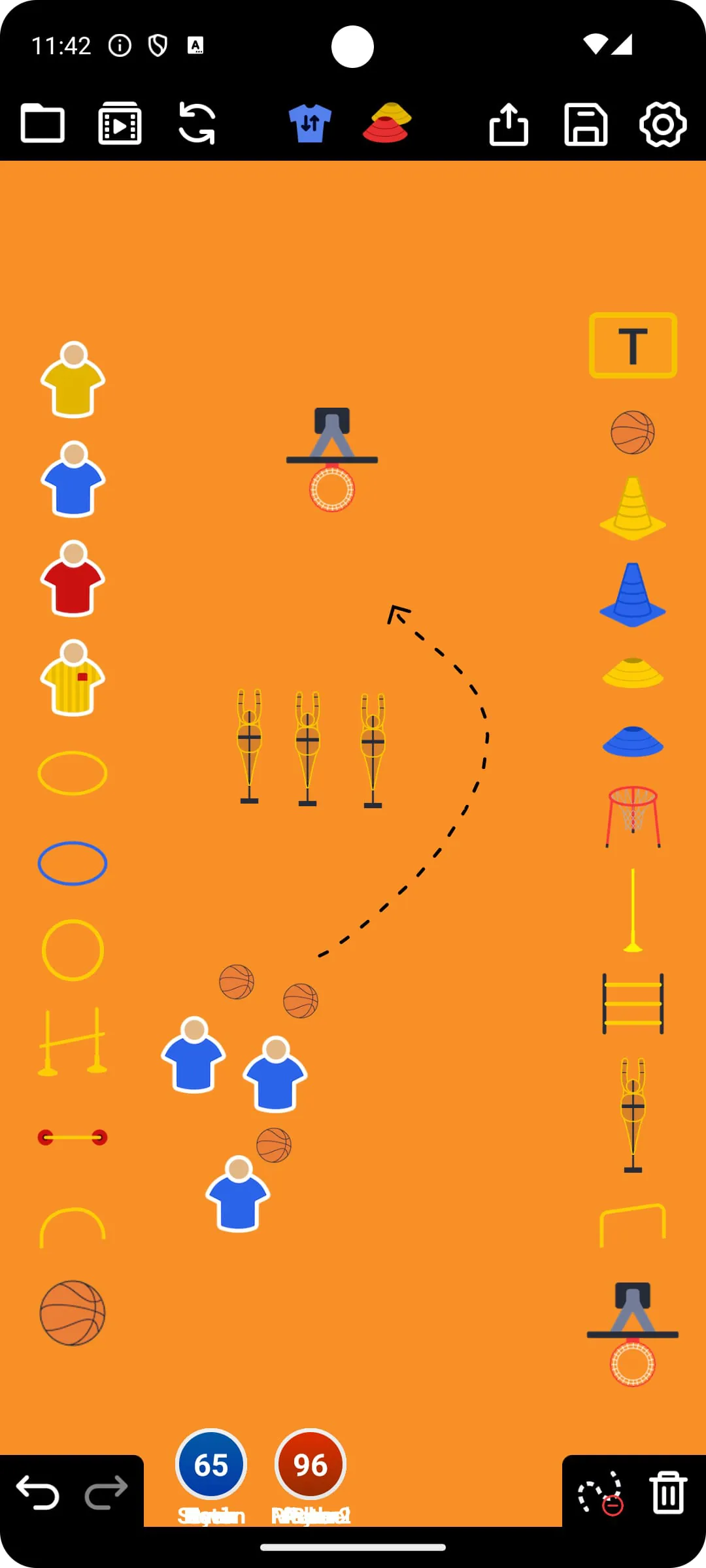 Coach Tactic Board: Basketball