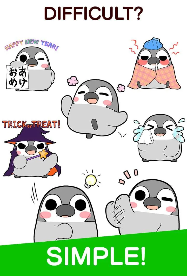 Pesoguin Stickers