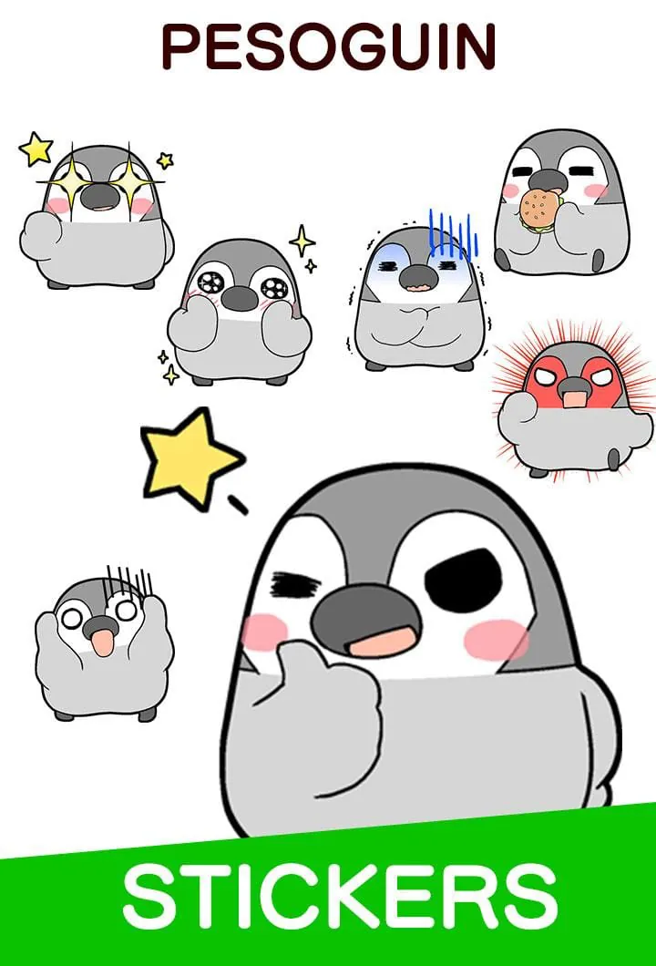 Pesoguin Stickers