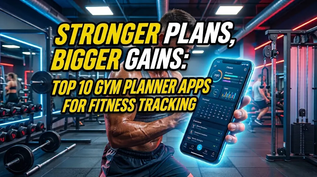 Stronger Plans, Bigger Gains: Top 10 Gym Planner Apps for Fitness Tracking