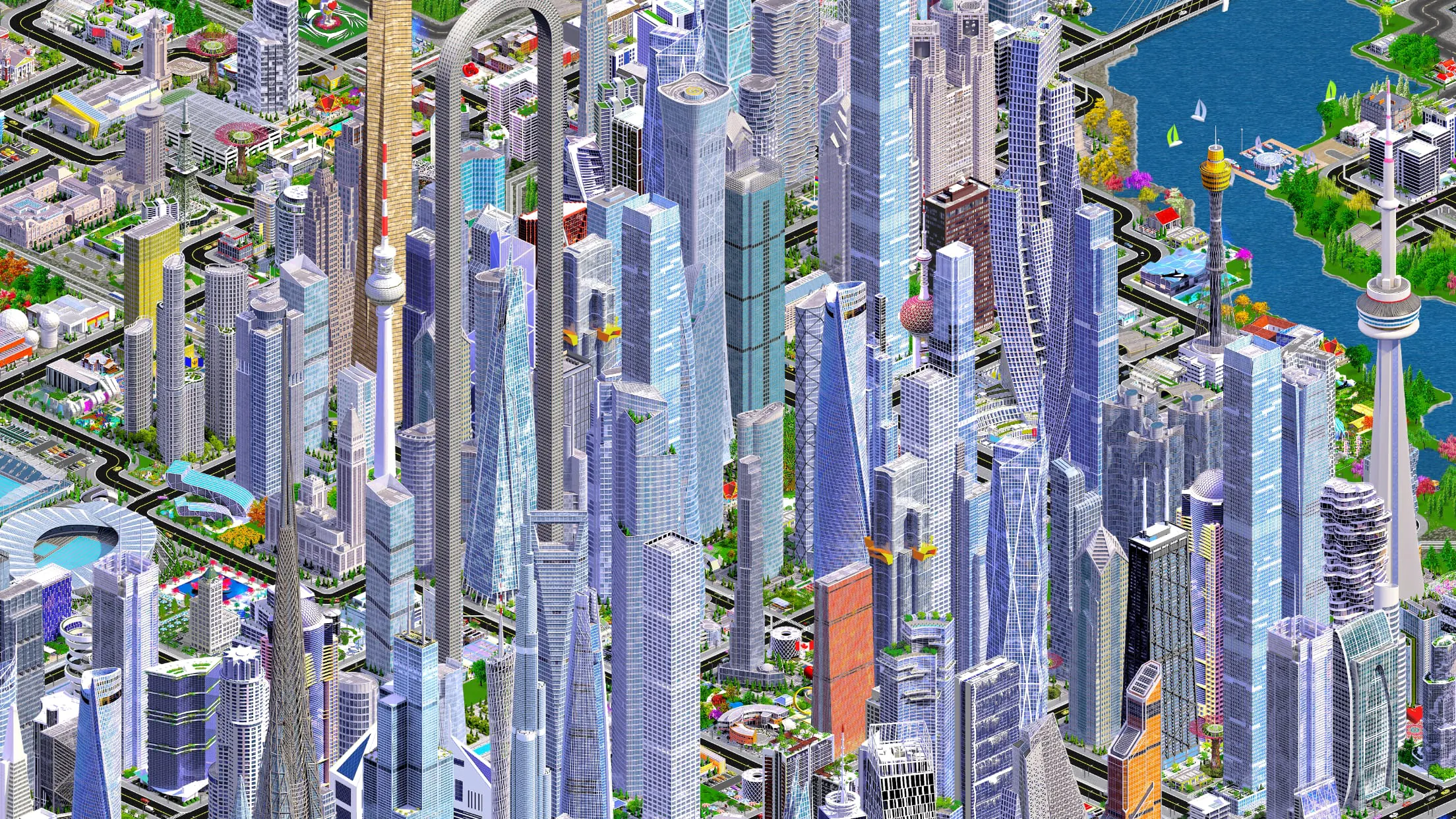 Designer City: building game