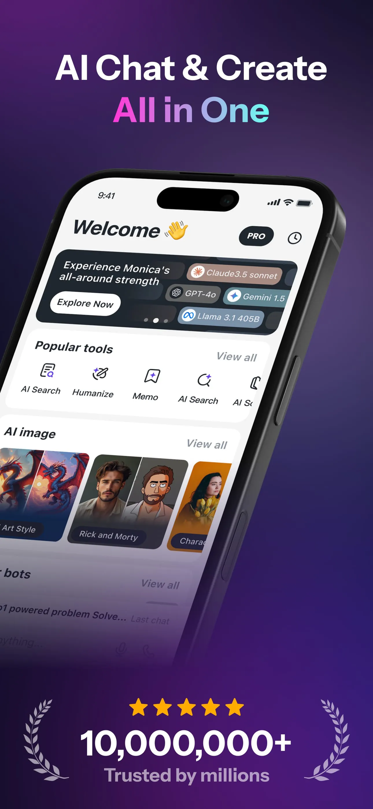 Monica AI: Chat, Create & Read