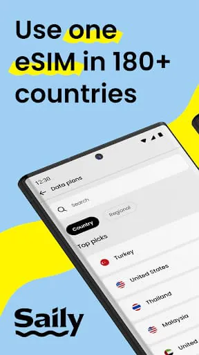 Saily: An eSIM travel app
