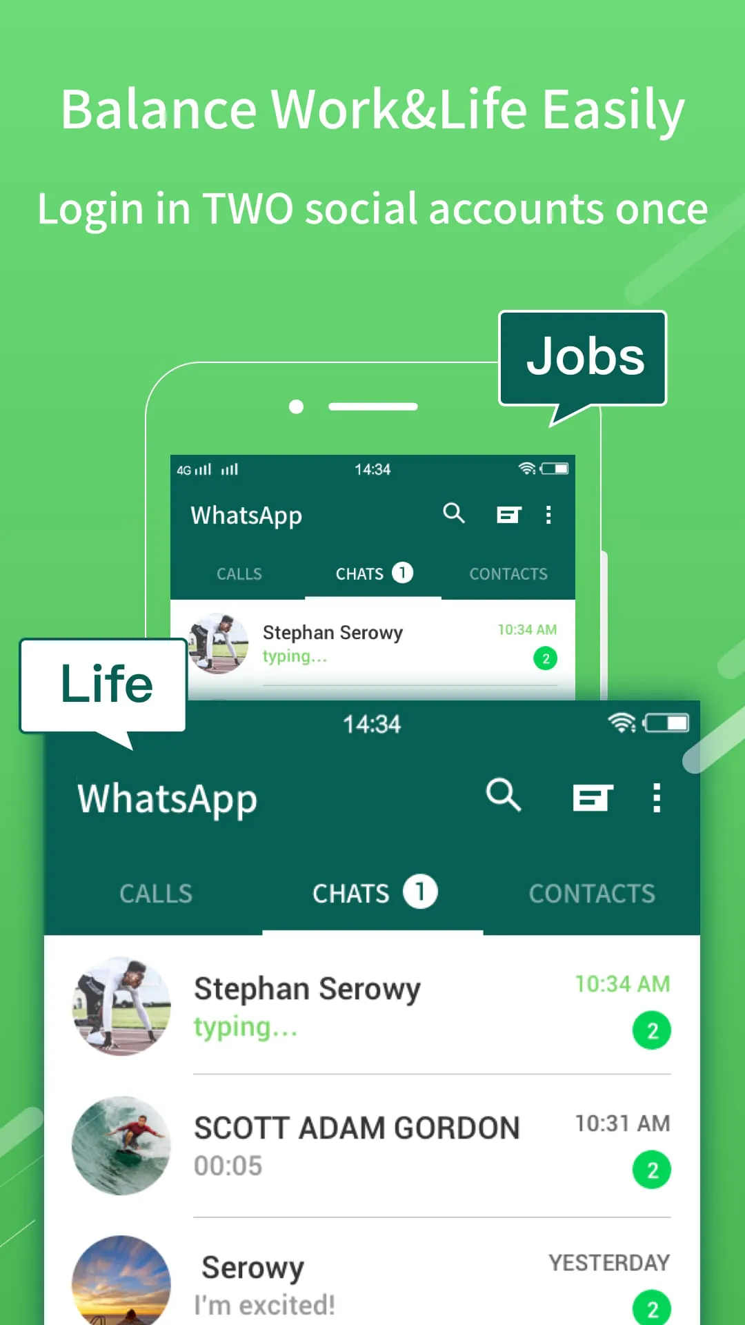 2Face: Parallel Space