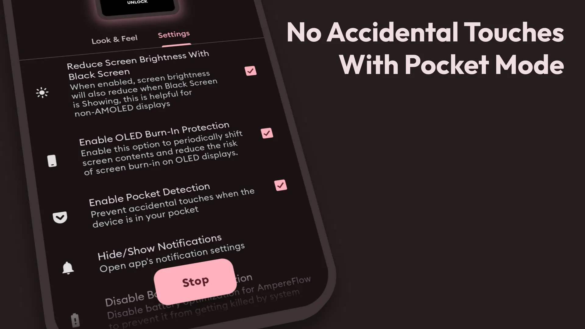 Black Screen: video screen off