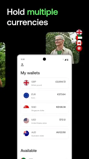 Zing: International money app