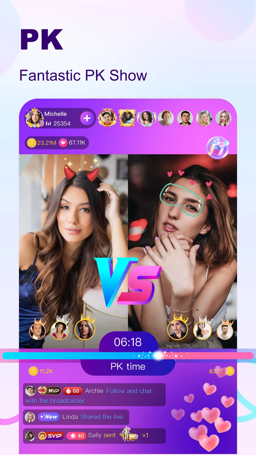 BuzzCast - Live Video Chat App