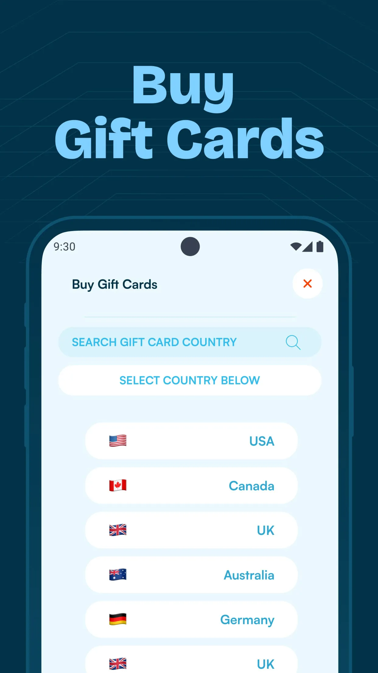 NOSH: Buy & Sell Gift Cards