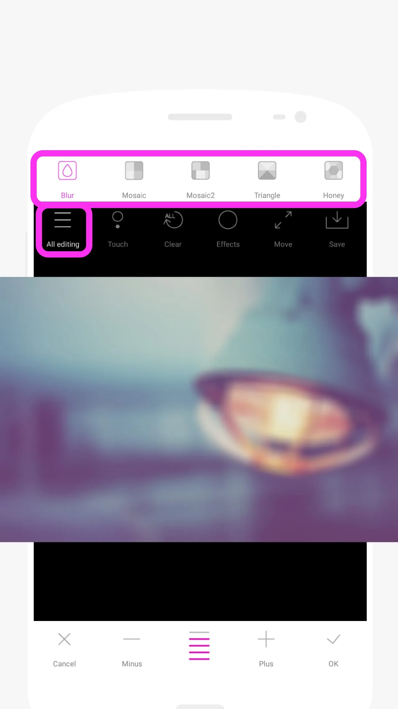 Point Blur : blur photo editor