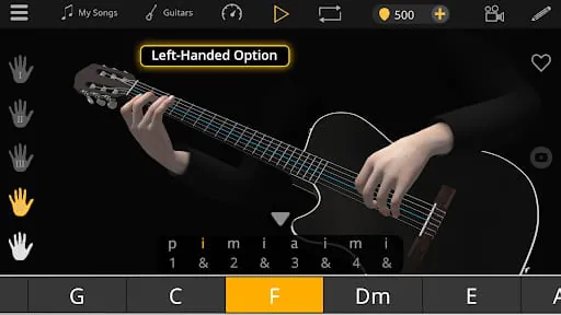 Basic Guitar Chords 3D