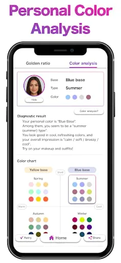 AI Face & Color Analysis App