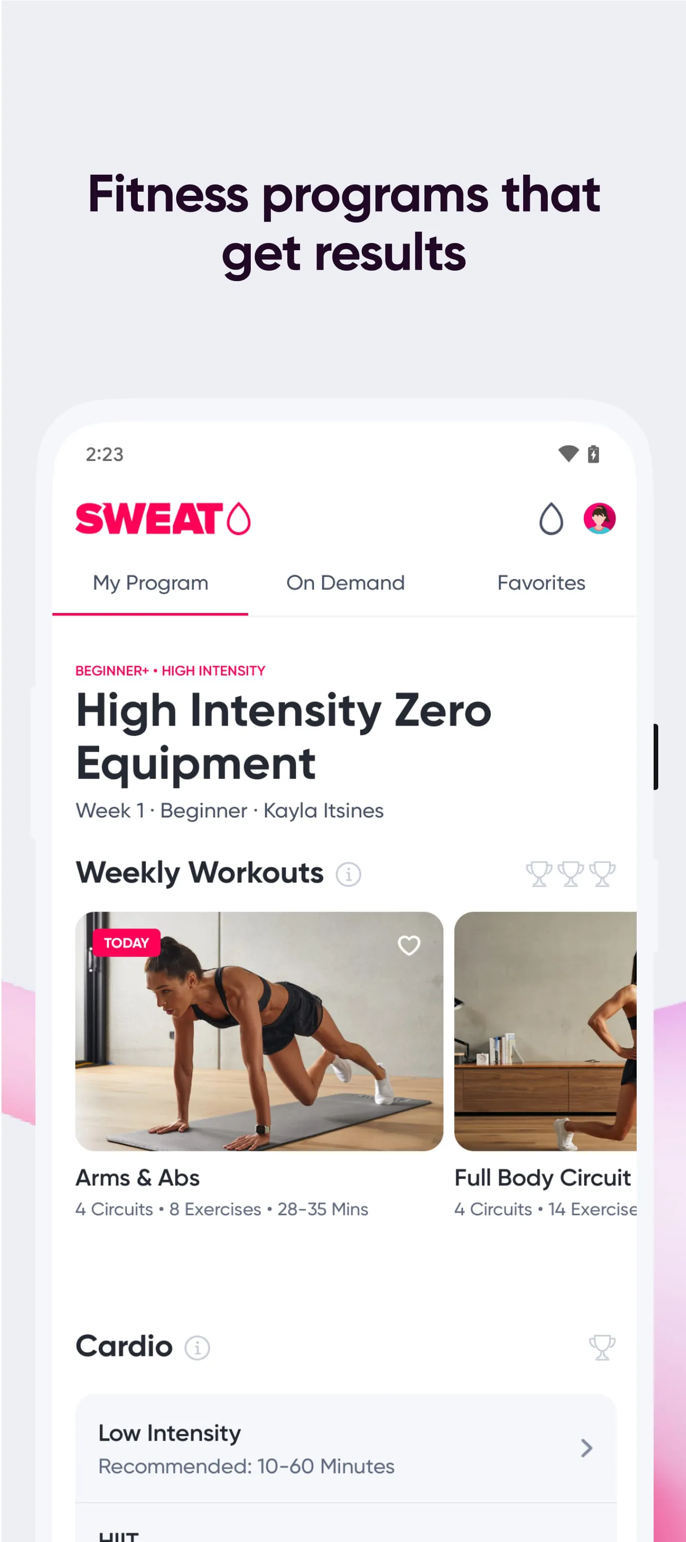 Sweat: Fitness App For Women