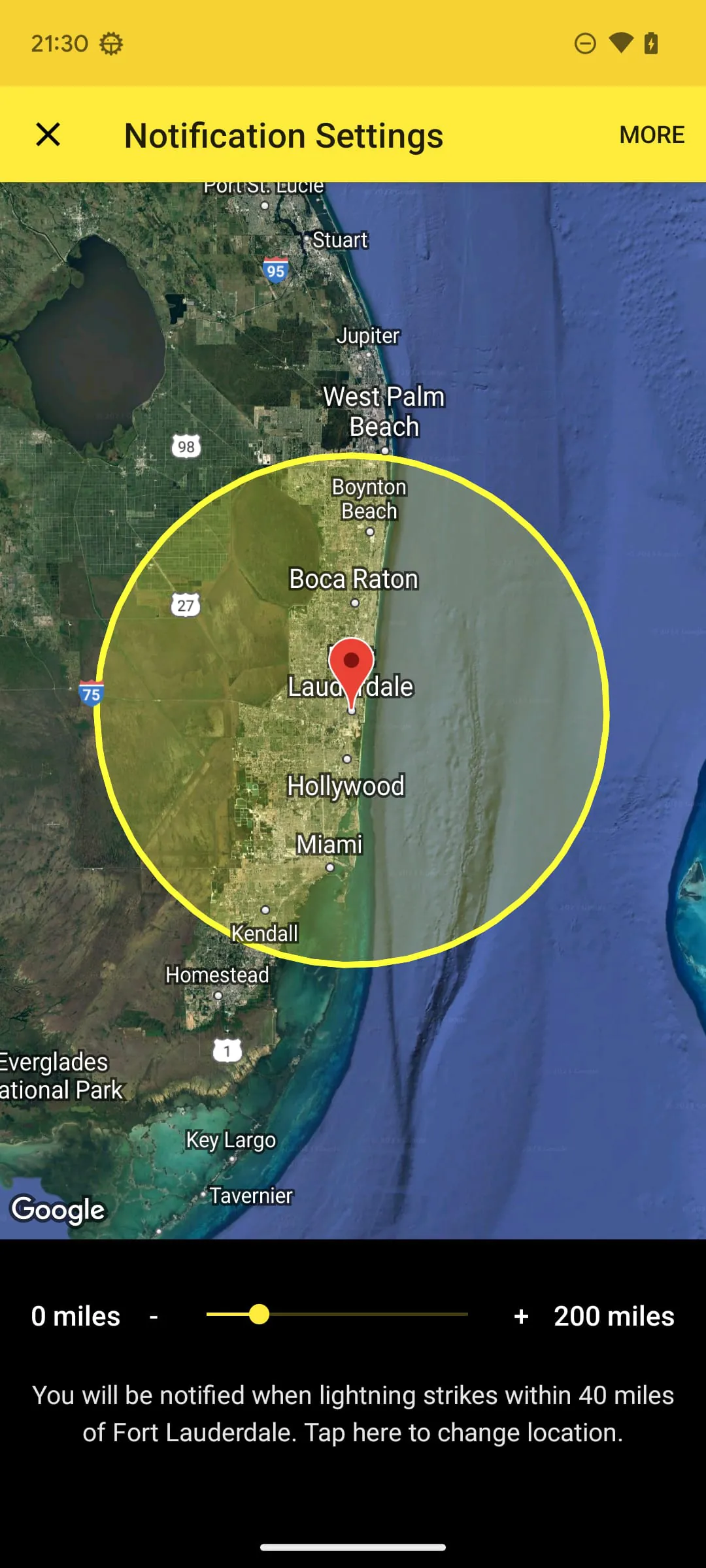 My Lightning Tracker & Alerts